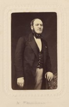 Baron Georges Eugene Haussmann (1809 - 1891). Pierre Petit (French, 1832 - 1909)