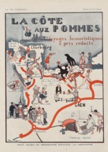 1920s France La Vie Parisienne  Magazine Plate