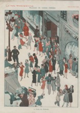 1930s France La Vie Parisienne Magazine Plate