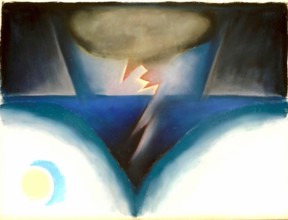Georgia O'Keeffe artwork entitled A Storm - 1922