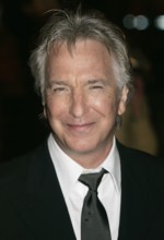 Alan Rickman arrives for the premiere of Sweeney Todd: The Demon Barber of Fleet Street at the Odeon West End Cinema, Leicester Square, London.