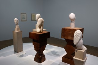 Brancusi exhibition at the Pompidou center, Paris, France