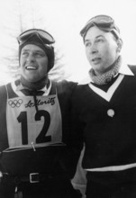 --- Olympiade St. Moritz 1948, Abfahrt: Olinger und Molitor gewinnen Bronze#Olympic Games St. Moritz 1948, downhill: Olinger and Molitor winning bronze medal- RDB BY DUKAS