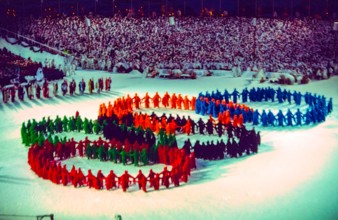 1994 Winter Olympics opening ceremony, Lillehammer, Norway.