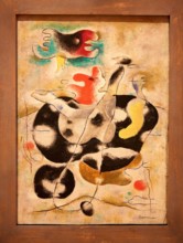 "Eidos Floating", 1939, Willi Baumeister, Thyssen-Bornemisza Museum, Madrid, Spain, Europe