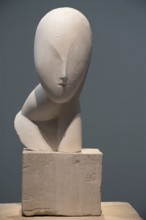 Paris, France - 05 09 2024: A muse sculpted by Brancusi