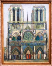 Maurice Utrillo (1883-1955), Notre-Dame, Vers 1910, Musee de L'Orangerie Museum, Tuileries, Paris, France