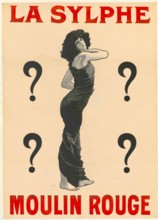 René Pean - Poster Art featuring American Exotic Dancer La Sylphe