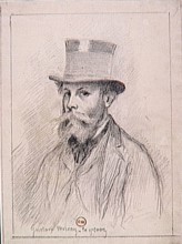 'Autoportrait' by Gustave Moreau, created between 1850 and 1895, is a self-portrait that reflects his exploration of personal identity and artistic expression. The work is housed in the Musèe Gustave ...