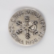 Jul 21, 2016 - Boston, Massachusetts, U.S. - Cortina 1956 Winter Olympics Silver Winner's Medal, sold for $9,432. The 1956 Winter Olympics, officially known as the VII Olympic Winter Games was a winte...