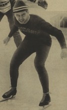 Irving Jaffee, American speed skater, won the Olympic gold medal in 1932. He was a notable athlete in international speed skating during the early 20th century.