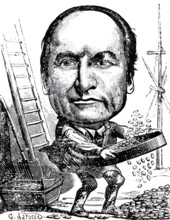 BARON GEORGES-EUGENE HAUSSMANN  (1809-1891) French civic planner who oversaw the rebuilding of Paris between 1852 and 1870