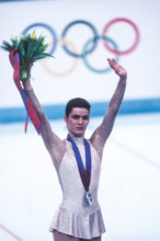 Nancy Kerrigan (USA) silver medalist competing at the 1994 Olympic Winter Games.