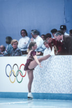 Tonya Harding (USA) competing at the 1994 Olympic Winter Games.