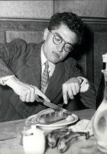 Apr. 28, 1958 - Darry Cowl As School Teacher Darry Cowl, the famous French screen Comedian, is starring in the new film ''Le Petit Prof'' (Little School Teacher) now in the making. Some of the scenes ...