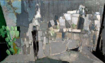 L'Orchestre  - Thé Concert  by Nicolas de Staël,  was a French painter of Russian origin