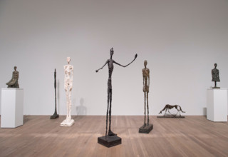 Tate Modern, London, UK. 8th May, 2017. The UK’s first major retrospective of Swiss artist Alberto Giacometti (1901-1966) for 20 years. Celebrated as a sculptor, painter and draughtsman, Giacometti’s ...