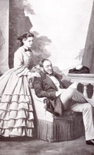 . Français : Georges Haussmann et sa fille Valentine . 19th century. Unknown 240 Georges &amp; valentine haussmann