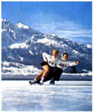 190 Pairs figure skaters at 1956 Winter Olympics