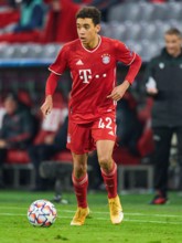 Jamal MUSIALA, FCB 42  in the match  FC BAYERN MUENCHEN - LOKOMOTIVE MOSKAU 2-0 of football UEFA Champions League group stage in season 2020/2021 in Munich, December 9, 2020.   © Peter Schatz / Alamy ...