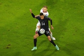 Jamal Musiala (Deutschland), Gergo Lovrencsics (Ungarn)  Deutschland - Ungarn München, 23.06.2021, Fussball, Saison 2020/21  Foto: Moritz Müller  Copy