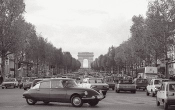 1964 Citroen DS19 on the Champs-Elysees Paris France