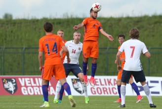 07.05.2017., Velika Gorica - UEFA European U-17 Championship 2017, group D, Netherlands - Norway. Erling Haland, Achraf El Bouchamaoui. Photo: Robert Anic/PIXSELL