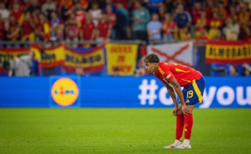 Gelsenkirchen, Germany. 20th Jun 2024.  Lamine Yamal (ESP) Spain - Italy Spanien - Italien 20.06.2024   Copyright (nur für journalistische Zwecke) by