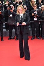 Lea Seydoux attends the "Fjord" screening during the 79th annual Cannes Film Festival at Palais des Festivals on May 18, 2026 in Cannes, France