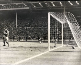 Jul. 30, 1966 - World Cup Football ? England win the World Cup. Geoff. Hurst scores England?s fourth goal. Photo Shows: England?s Geoffrey Hurst (right) is embraced by teammate Alan Ball after he had ...