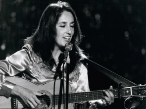 Nov. 11, 1973 - Joan Baez in Montreux: Famous American Singer Joan Baez actually is in Switzerland, where she gave a very crowdedly attended concert in Montreux Casino, the well known hall of the year...