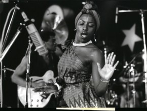 Jul. 07, 1985 - Montreux Jazz Festival: Last Week-end was one of the highlights of this year Jazz Festival of Montreux. Photo Shows Florence Titti, belonging to Manu Dibango & Soul Makossa Gang.