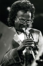 Mar. 31, 2012 - Miles Davis and Quincy Jones at the Montreux Jazz-Festival.: Miles Davis is seen during a concert he gave together with Quincy Jones at the Jazz-Festival in Montreux/Switzerland 8th Ju...