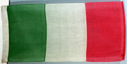 The national flag of Italy, as it is known today, was adopted in 1946 following the countryâ€™s transition to a republic. It features three vertical bands of green, white, and red.
