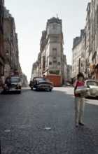 Paris, Rue de Clery, historisches Foto von 1962