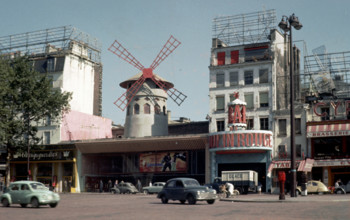 Paris, Moulin Rouge, historisches Foto von 1962
