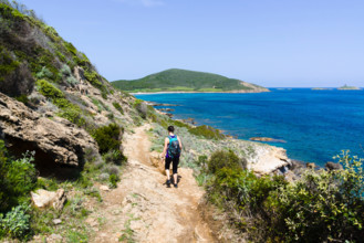 Sentier des douaniers, hiking trail, Cap Corse, Corsica, France