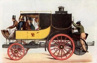 Steam carriage by Macerone and Squire, 1832