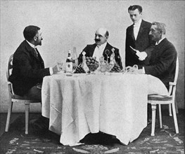 Déjeuner chez le comte de Dion en octobre 1895