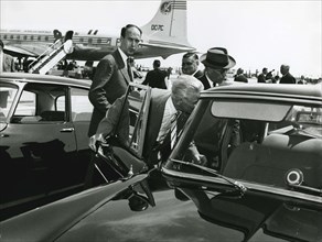 Valéry Giscard d'Estaing - 1er déc. 1958, avec Antoine Pinay