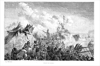 The capture of Rome by French troops in 1849