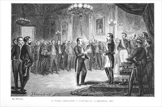 Le Corps législatif à Saint-Cloud, le 4 décembre 1852