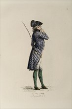 Man in the fashion of the 18th century