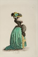 Woman in the fashion of the 18th century