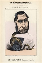 Caricature of Emile Ollivier