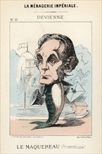 Adrien Marie Devienne. Caricature