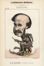 Caricature of Jean Gilbert Victor Fialin, Duc de Persigny