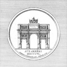 Médaille de la campagne de 1805 : Arc de triomphe du Carrousel
