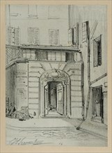 Porte des Lingères, 22 rue Quincampoix à Paris