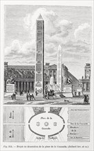 Projet de décoration de la Place de la Concorde